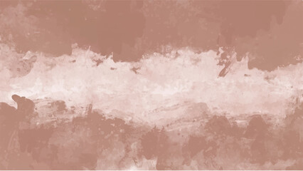 Abstract earth tone watercolor background.Hand painted watercolor. vector
