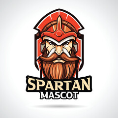 Spartan Mascot Logo Design Spartan Vector
