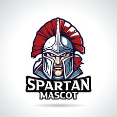 Spartan Mascot Logo Design Spartan Vector