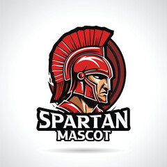 Spartan Mascot Logo Design Spartan Vector