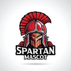 Spartan Mascot Logo Design Spartan Vector