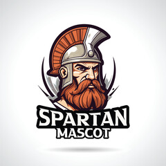 Spartan Mascot Logo Design Spartan Vector