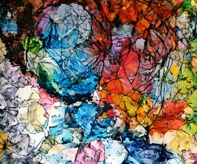 beautiful colored abstract mosaic