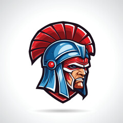 Spartan Mascot Logo Design Spartan Vector