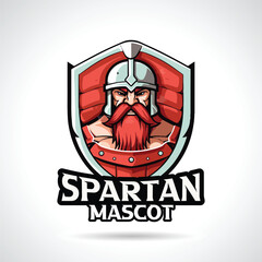 Spartan Mascot Logo Design Spartan Vector