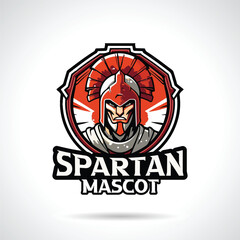 Spartan Mascot Logo Design Spartan Vector