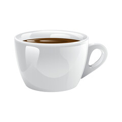 Creative coffee cups for media or advertisements