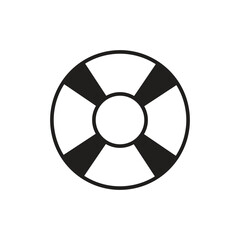 lifebuoy icon vector design trendy
