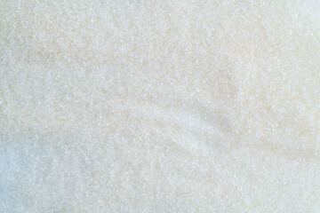 Background of white sugar crystals