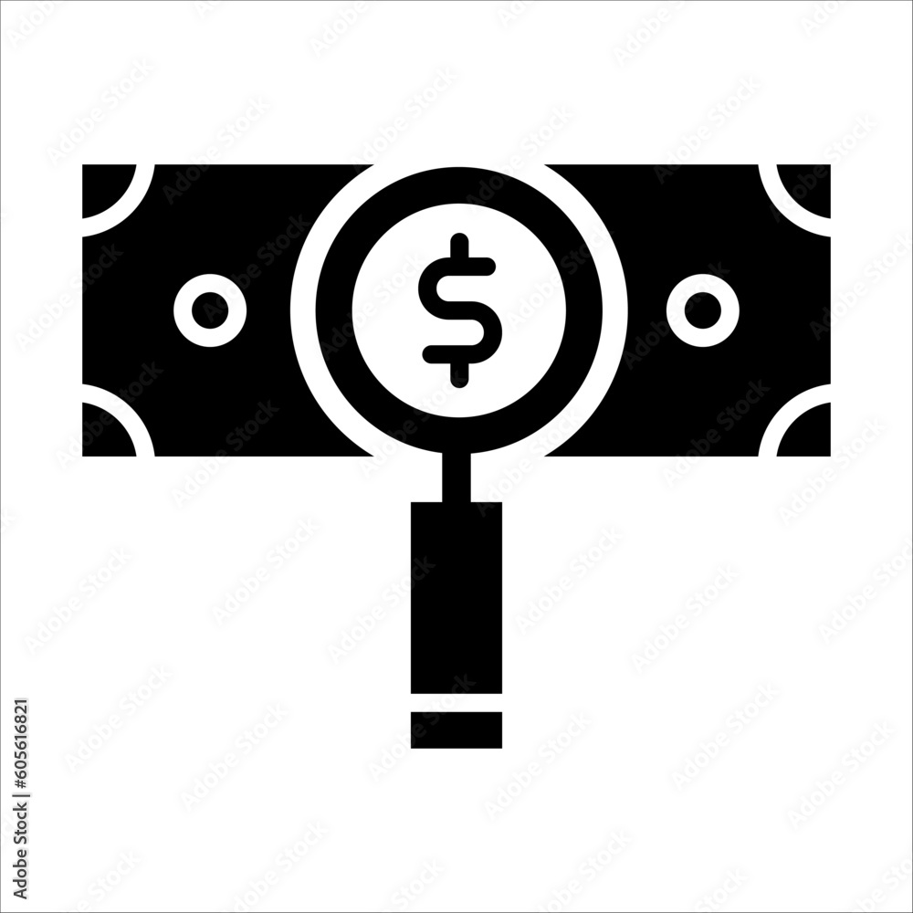 Poster solid vector icon for exchange rate which can be used various design projects.