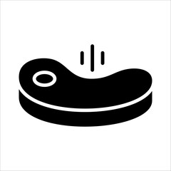 Solid vector icon for beef which can be used various design projects.