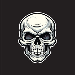 Skull Vector Illustration Skull Logo Design Skull Head