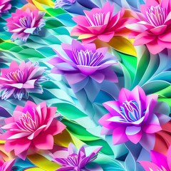 Pink and purple flower petals forming a mesmerizing design