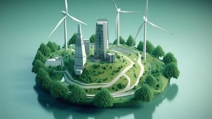 Nature and Wind Turbines
