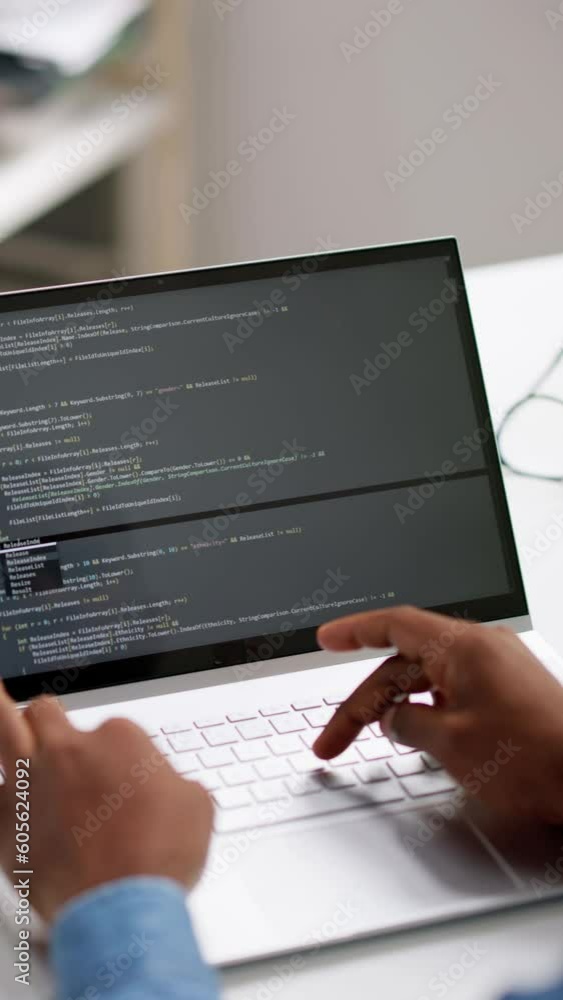 Aufkleber african american web developer programmer