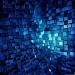 Abstract blue technology check pattern background 