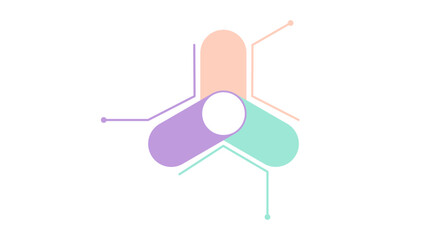 Blank company process chart infographic template as vector with 3 options can be used for progress, diagram, annual report, web design. Business concept