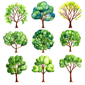 Set of trees from Generative AI