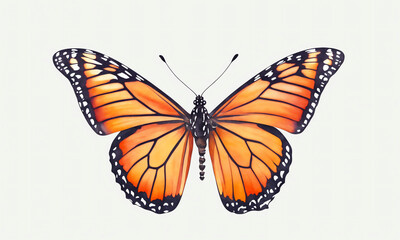 Fototapeta na wymiar Monarch Butterfly from Generative AI