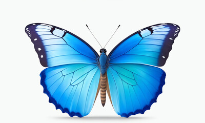 Naklejka premium Morpho Butterfly from Generative AI