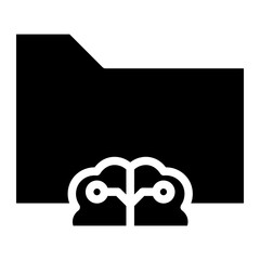 artificial intelligence glyph 