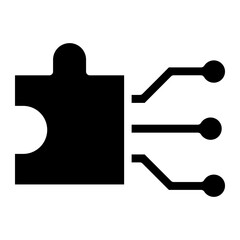 artificial intelligence glyph 