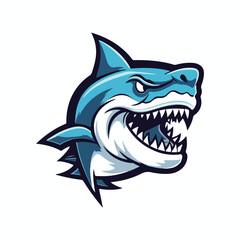 Shark Mascot Logo Design Shark Vector