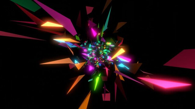 カラフル VJ ポップ フラッシュ 金属 回転 反射 [別Verあり]