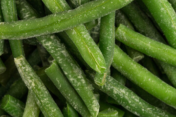 Frozen cut green beans vegetable