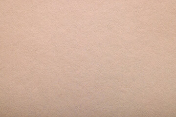 Texture of light grey paper sheet as background, top view