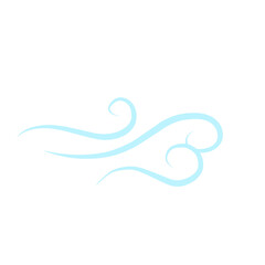 Illustration Wind Blowing 