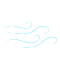 Illustration Wind Blowing 