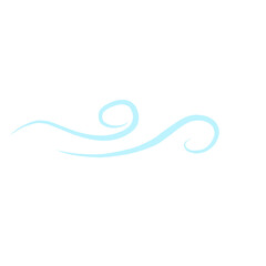 Illustration Wind Blowing 