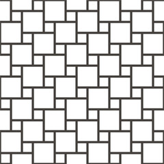A seamless pattern of black and white squares