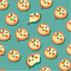 cute simple tarte tatin pattern, cartoon, minimal, decorate blankets, carpets, for kids, theme print design
