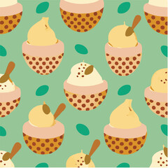 cute simple phirni pattern, cartoon, minimal, decorate blankets, carpets, for kids, theme print design

