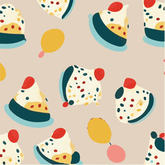 cute simple pavlova pattern, cartoon, minimal, decorate blankets, carpets, for kids, theme print design
