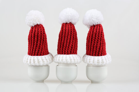 Geh&auml;kelter Eierw&auml;rmer im Weihnachtsdesign