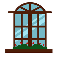 window with shutters