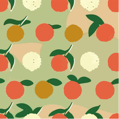 cute simple lychee pattern, cartoon, minimal, decorate blankets, carpets, for kids, theme print design 