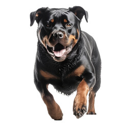 rottweiler isolated on transparent background.