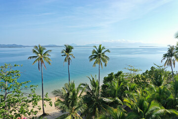 Fototapeta na wymiar cowrie island, Honda Bay, Palawan, Philippines, 