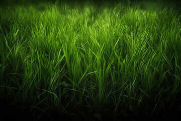 Green grass background, Generative ai