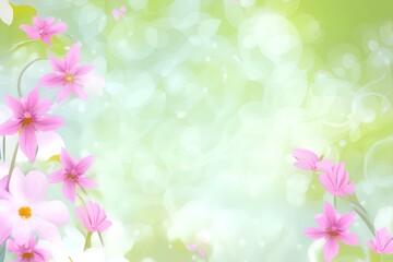 Fototapeta na wymiar Spring background with flowers, soft light, gentle tones