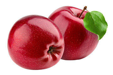 Apple isolated on white background, full depth of field
