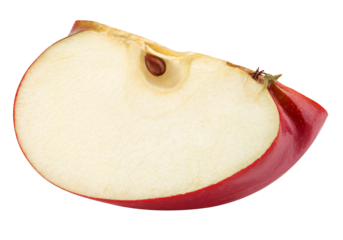 Apple isolated on white background, full depth of field