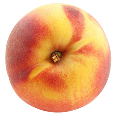 Peach, Nectarine, isolated on white background, full depth of field
