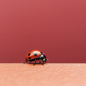 Zoomed in, Ladybug