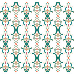 Fototapeta na wymiar colorful background with classic ornamental pattern