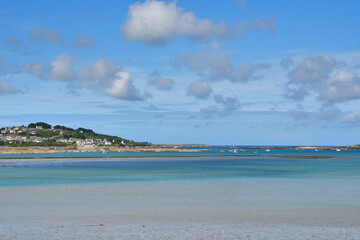 Joli paysage de la baie de Paimpol en Bretagne